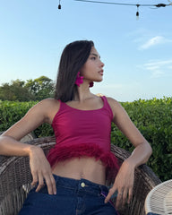 BLUSA ROSA DE CARNAVAL