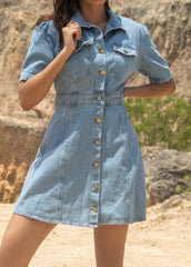 VESTIDO AZUL CLARO 1873