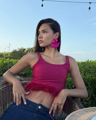 BLUSA ROSA DE CARNAVAL