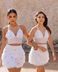 JARDÍN BORDADO BLANCO