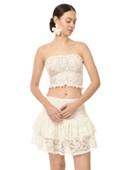 JOYA DE ALMENDRA BLANCO SET